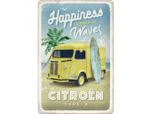 Plaque émaillée 20X30 cm. Collection Citroën Type H