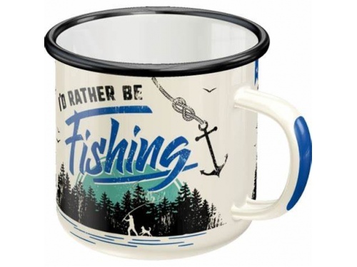 Mug Tasse Nostalgic Art. Collection I&#039;d Rather Be Fishing