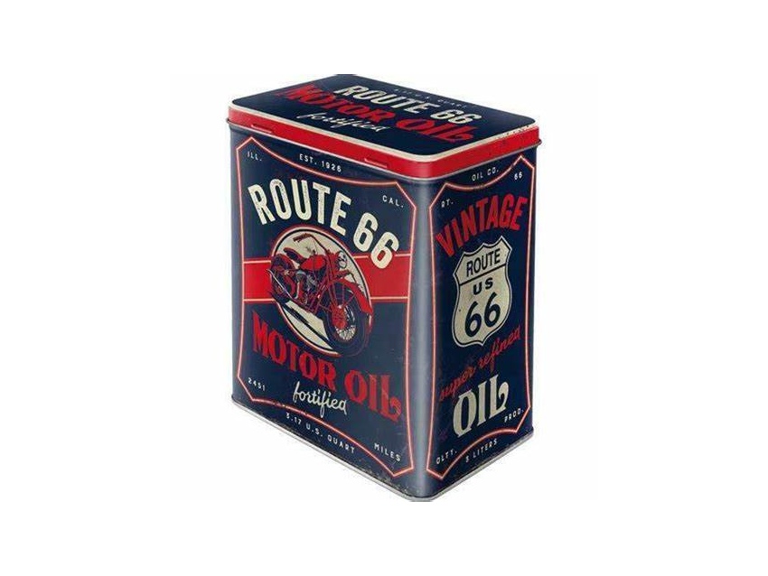 Boite Tin Boxes L Nostalgic Art Route 66 Motor Oil