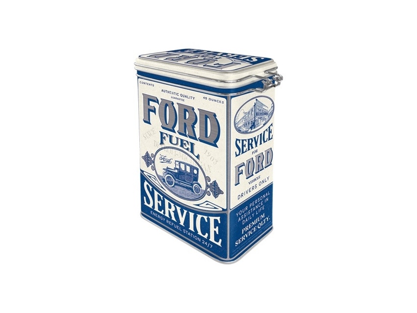 Boite à clips Nostalgic Art. Collection Ford Fuel Service