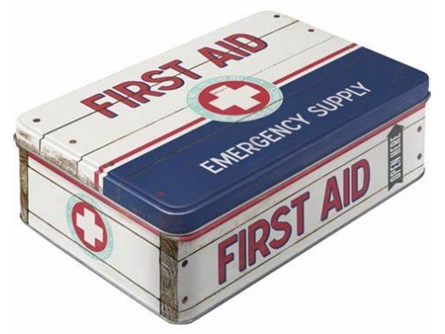 Boite à sucre Nostalgic Art First Aid Blue - Emergency Sup