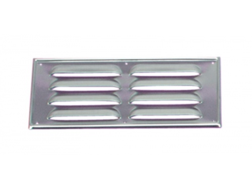 Grille de ventilation aluminium 25.5 x 11.5 cm