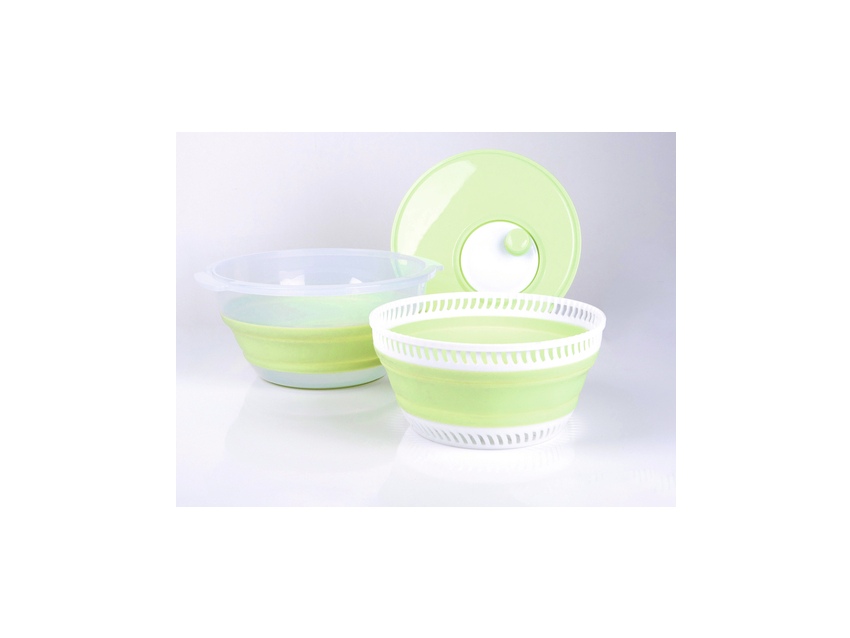 Essoreuse à Salade Pliable pour gain de place – Caverne Edison