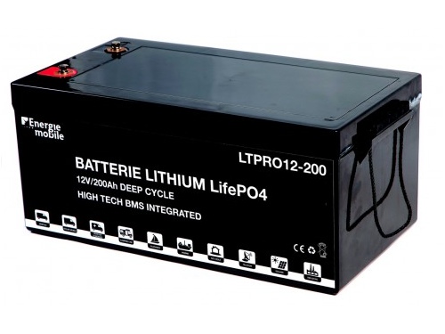 200Ah BATTERIES LITHIUM LT PRO BLUETOOTH LIFEPO4 ENERGIE MOBILE