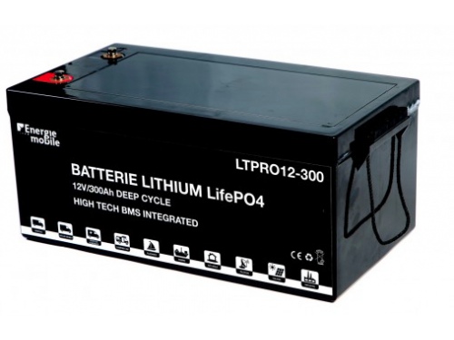 Batterie Energie Mobile LTPRO 12 V 100 A BMS - Energie en van aménagé et  bateau – H2R Equipements