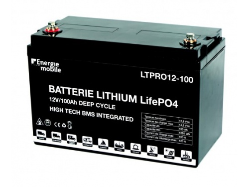 100Ah BATTERIES LITHIUM LT PRO LIFEPO4 ENERGIE MOBILE