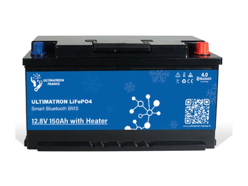 Batterie Lithium LiFePO4 12.8V 150Ah Sous siège et avec chauffage