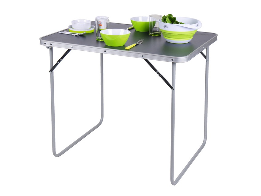 Table de camping pliante Anthracite Mc Camping JESPER 80 x 60