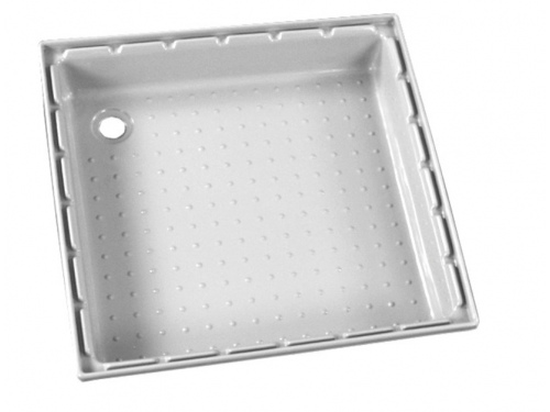 Receveur de douche blanc en plastique ABS - 650x650 mm