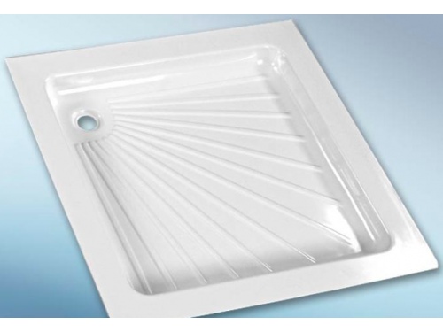 Receveur de douche blanc en plastique ABS - 665x665 mm