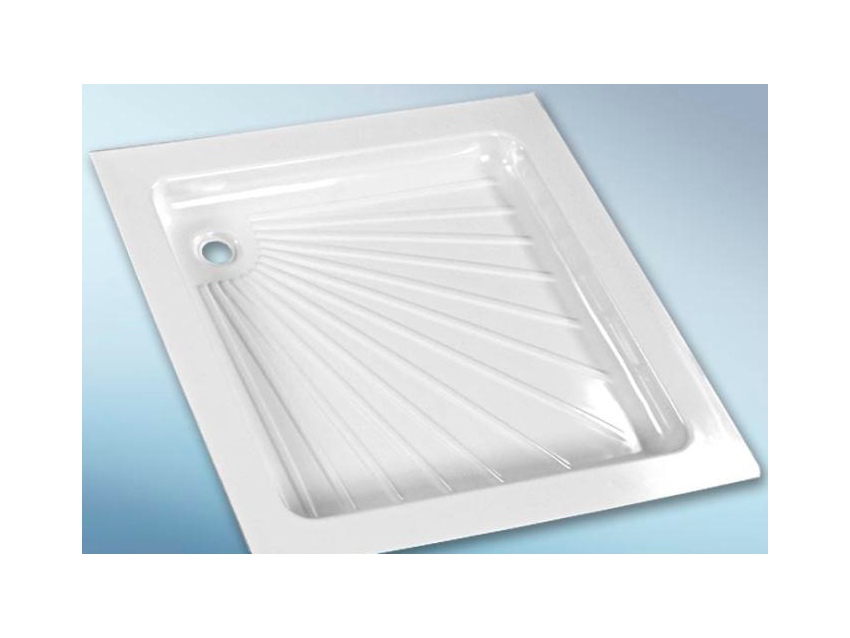 Receveur de douche blanc en plastique ABS - 665x665 mm