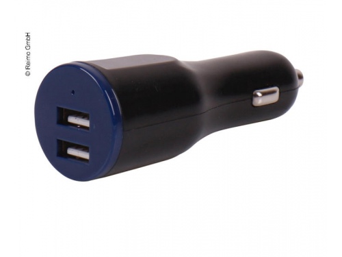 Adaptateur allume cigare avec 2 prises USB