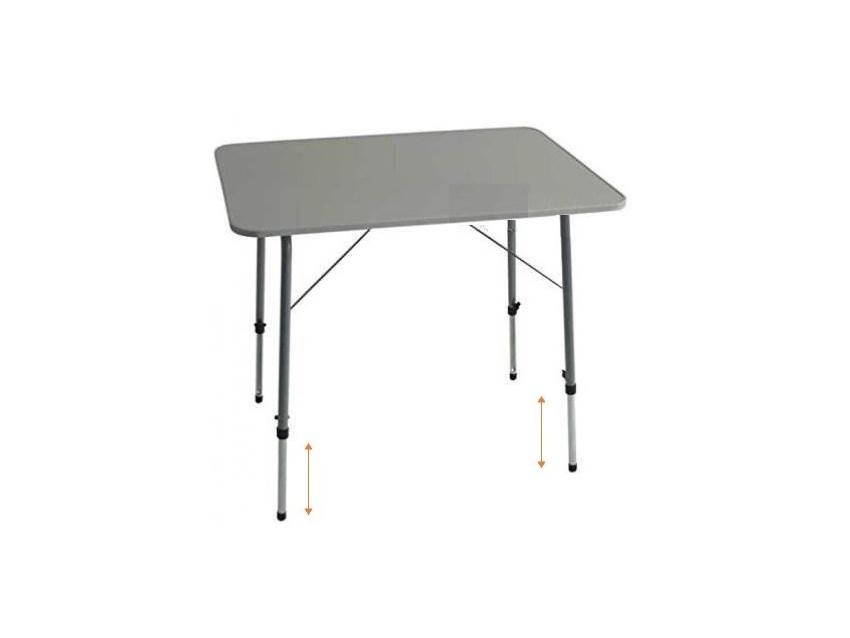 Table de camping pliable "MALTE" 80 x 60 cm