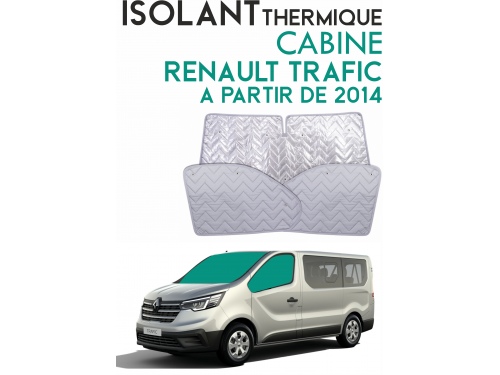 Isolant thermique alu cabine RENAULT TRAFIC à partir de 2014