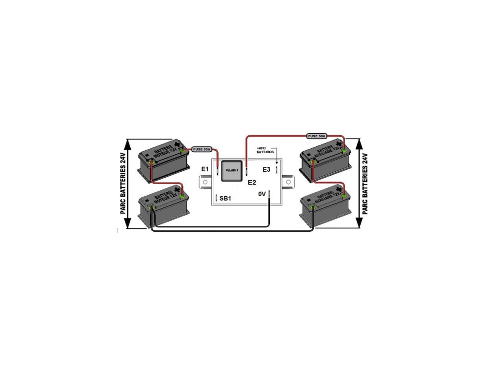 COUPLEUR SEPARATEUR 300Ah