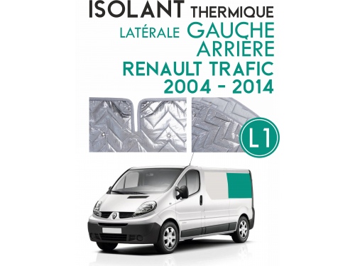 Isolant thermique alu cloison gauche arrière RENAULT TRAFIC (2004-2014)