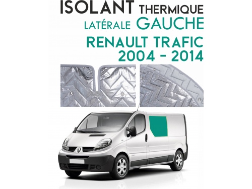 Isolant thermique alu cloison gauche RENAULT TRAFIC (2004-2014)