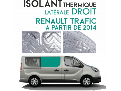 Isolant thermique alu cloison droite RENAULT TRAFIC à partir de 2014