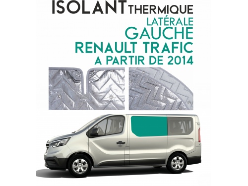 Isolant thermique alu cloison gauche RENAULT TRAFIC à partir de 2014