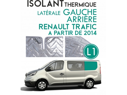 Isolant thermique alu cloison gauche arrière RENAULT TRAFIC à partir de 2014