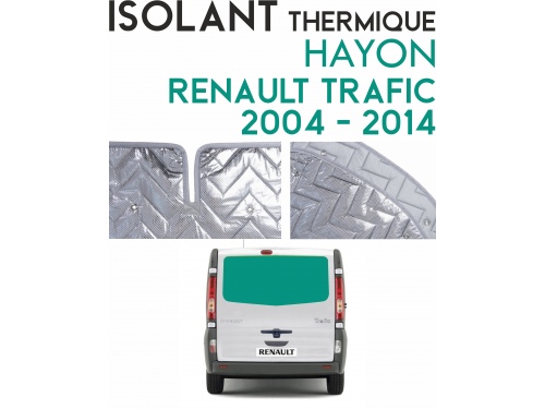 Isolant thermique alu Renault Trafic 2004 à 2014 hayon