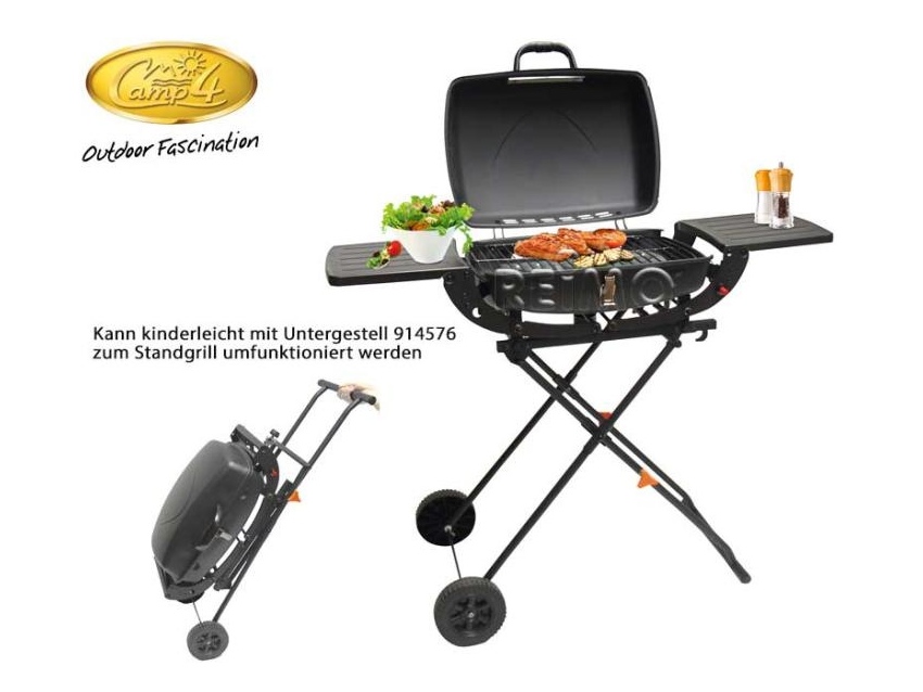 Barbecue pliant Tom au charbon de bois