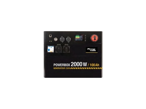 Powerbox Pro Lithium 2000 W/100Ah Energie mobile