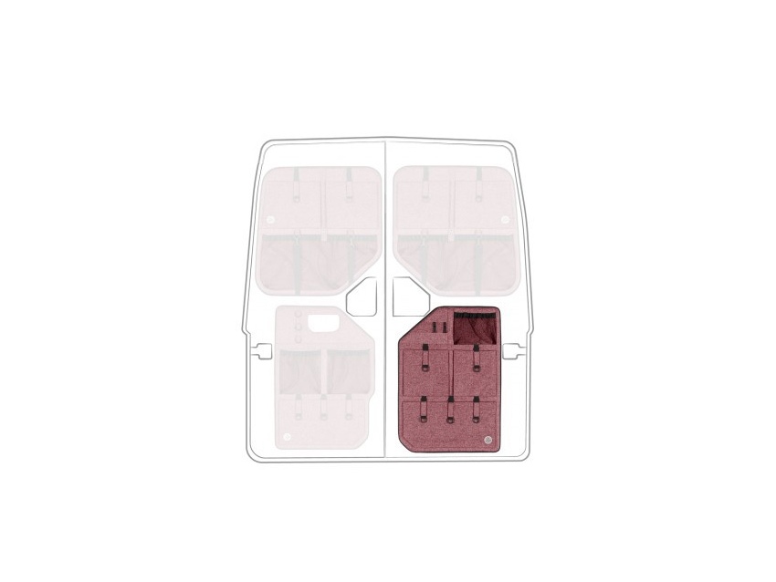 Organisateur BAS GAUCHE pour CRAFTER H2 VW