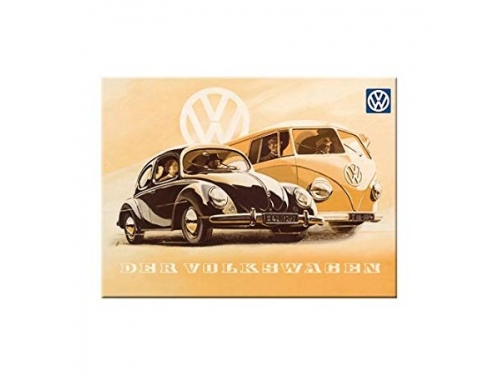 Plaque émaillée 15X20cm. Collection Volkswagen Der Volkswagen
