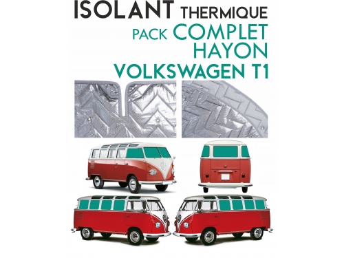 8 Pièces. T1 SPLIT ISOLANT THERMIQUE ALU VOLKSWAGEN COMBI T1 SPLIT