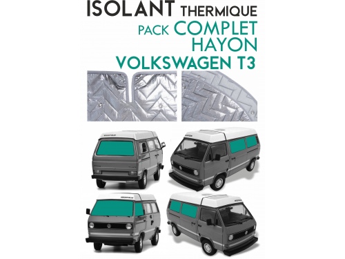 8 Pièces. T3 .ISOLANT THERMIQUE ALU VOLKSWAGEN T3