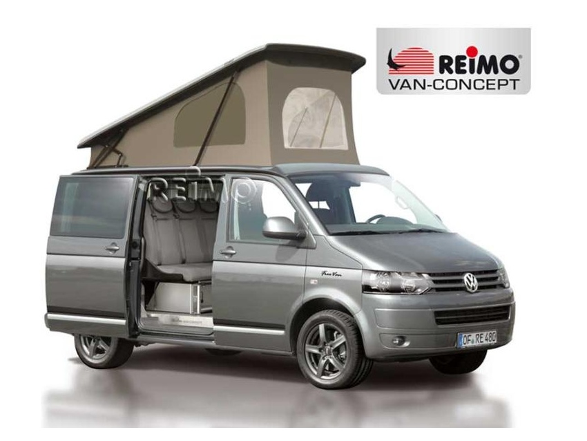 Toit relevable Volkswagen T5 - T6 court (L1H1)  Easy Fit  avant blanc