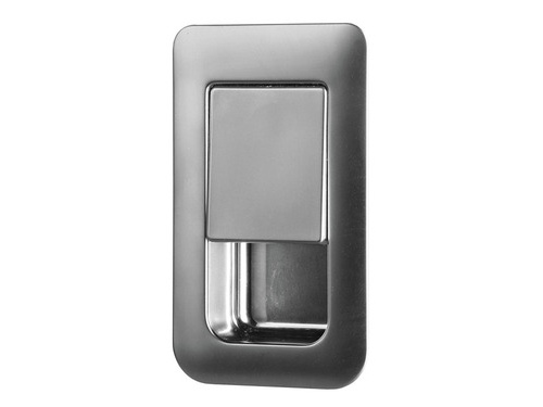 Serrure de porte 36 x 59 mm chrome satiné