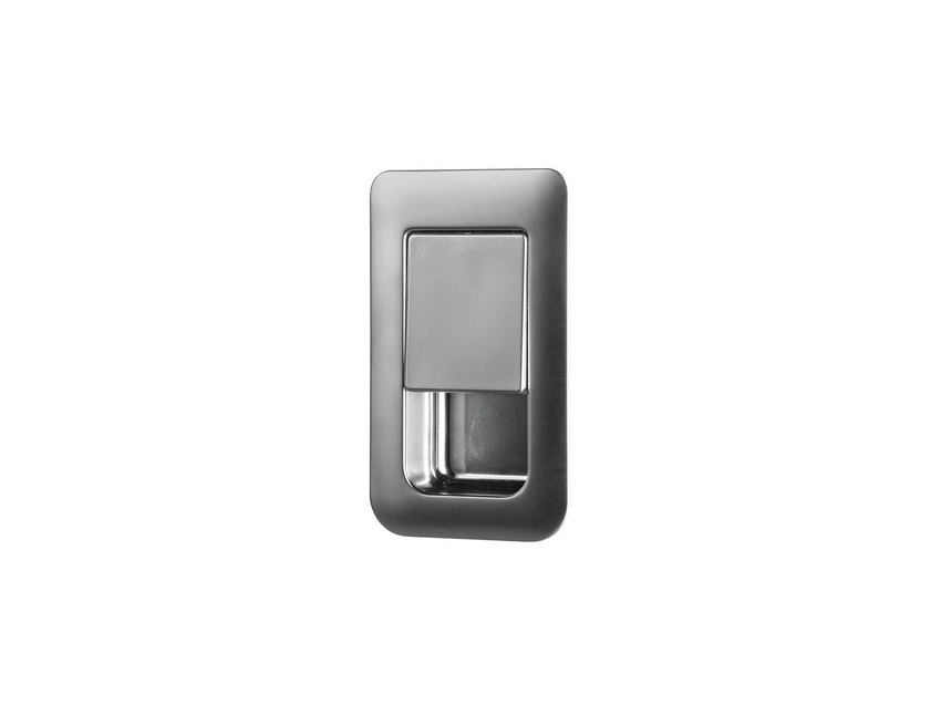 Serrure de porte 36 x 59 mm chrome satiné