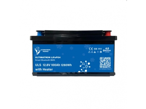 Batterie Lithium Sous Siège 12.8V 100Ah LiFePO4 Smart BMS Avec Bluetooth Chauffage