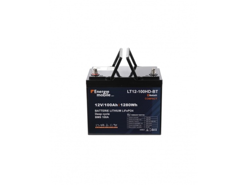 100 Ah Batterie Lithium LiFePO4 LT HD-BT Energie Mobile