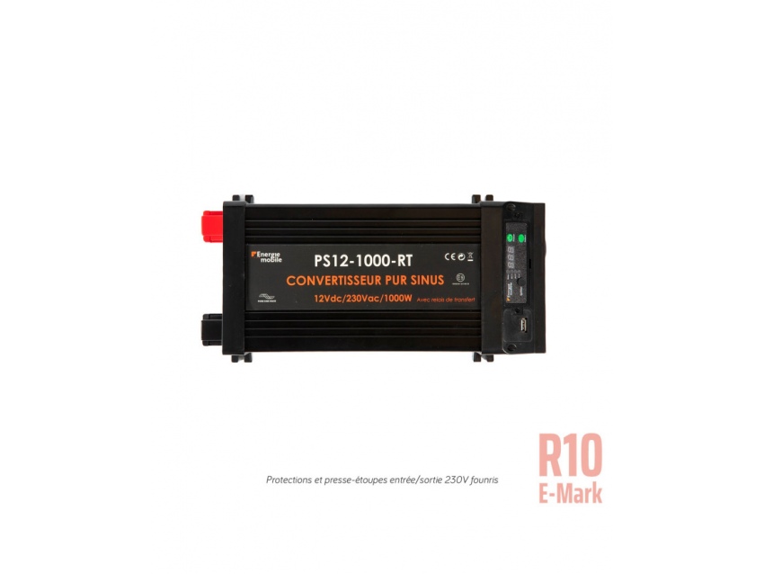 CONVERTISSEUR SINUSOÏDAL PS12-1000-RT ENERGIE MOBILE