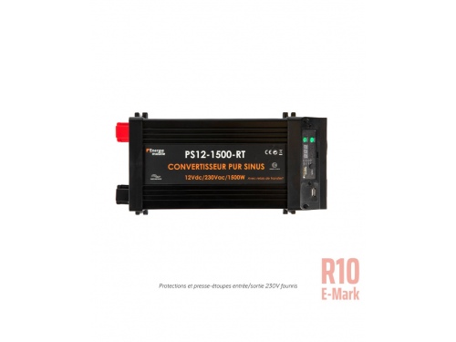 CONVERTISSEUR SINUSOÏDAL PS12-1500-RT ENERGIE MOBILE