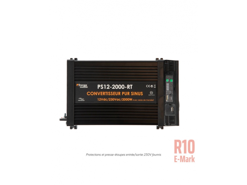 CONVERTISSEUR SINUSOÏDAL PS12-2000-RT ENERGIE MOBILE