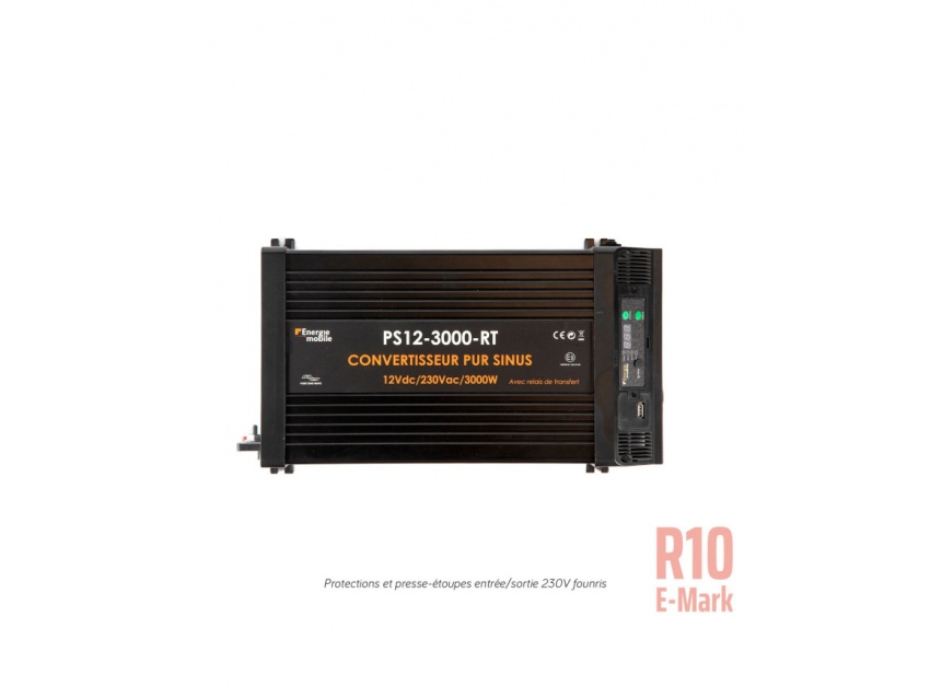 CONVERTISSEUR SINUSOÏDAL PS12-3000-RT ENERGIE MOBILE