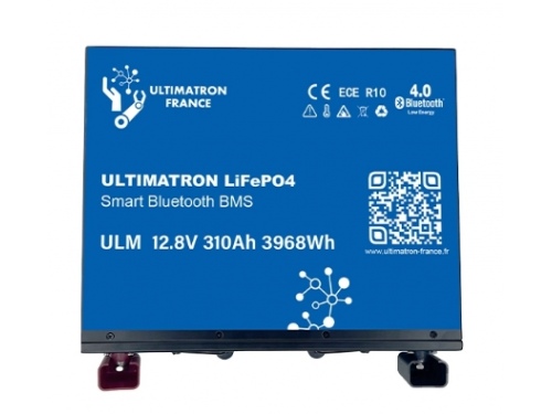 Batterie Lithium 310Ah Ultimatron LiFePO4 12.8V BMS - Chauffage