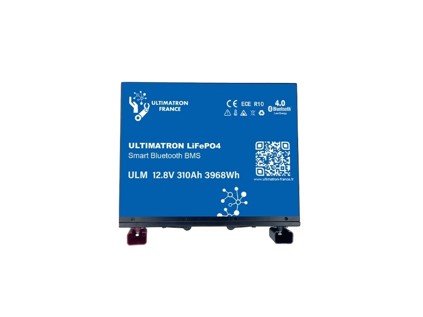 Batterie Lithium 310Ah Ultimatron LiFePO4 12.8V BMS - Chauffage
