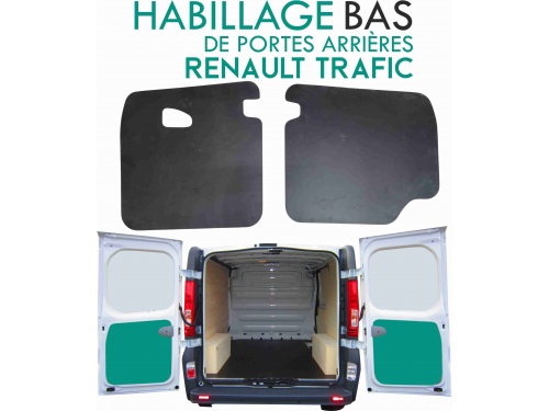 HABILLAGE DE PORTES ARRIERE RENAULT TRAFIC