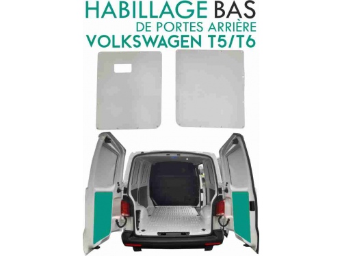 Habillage de portes arrière Volkswagen Transporter T5/T6 Lin Beige