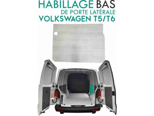 Habillage de porte latérale Volkswagen Transporter T5/T6 Chêne Blanc