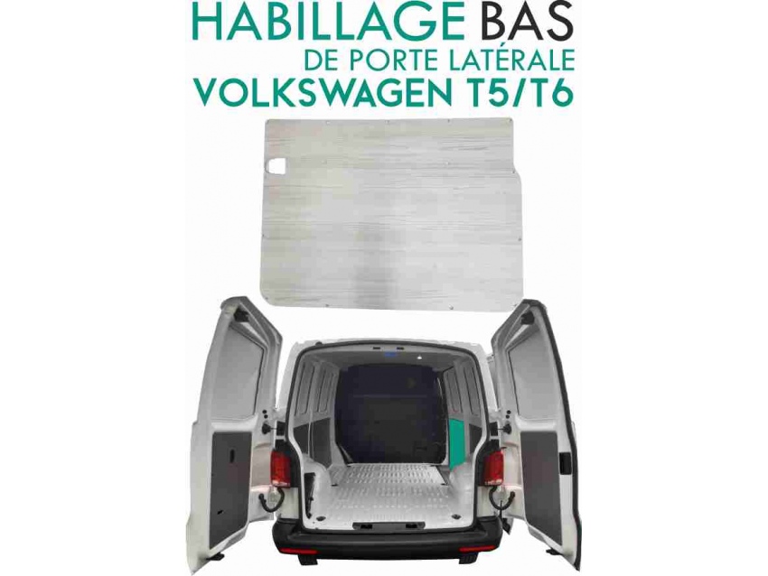 Habillage de porte latérale Volkswagen Transporter T5/T6 Chêne Blanc