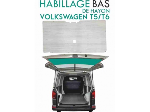 Habillage de hayon Volkswagen Transporter T5/T6 Chêne Blanc