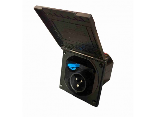 Socle &agrave; encastrer CEE 17 16 A - Noir