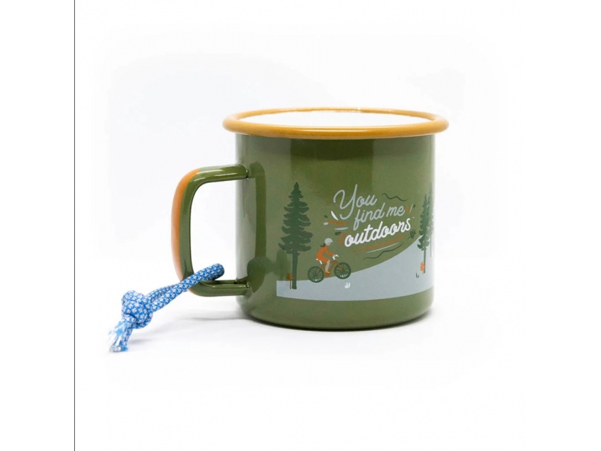 Tasse émaillée Randonneur