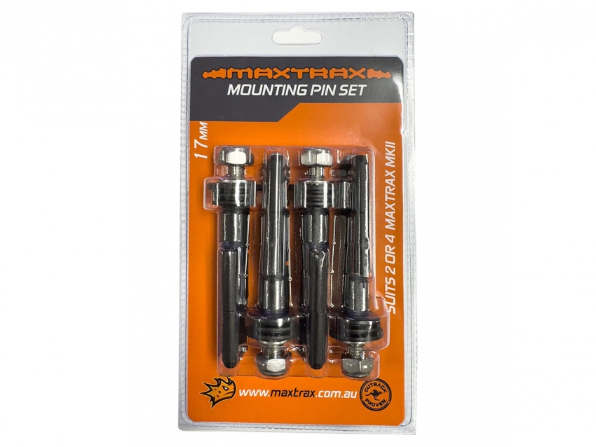 Fixation rapide Maxtrax Xtreme - Set de 4 pièces - Longueur filetage 17 mm